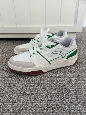 ANTA NWOB Men’s White & Green Athletic Sneakers Size 11